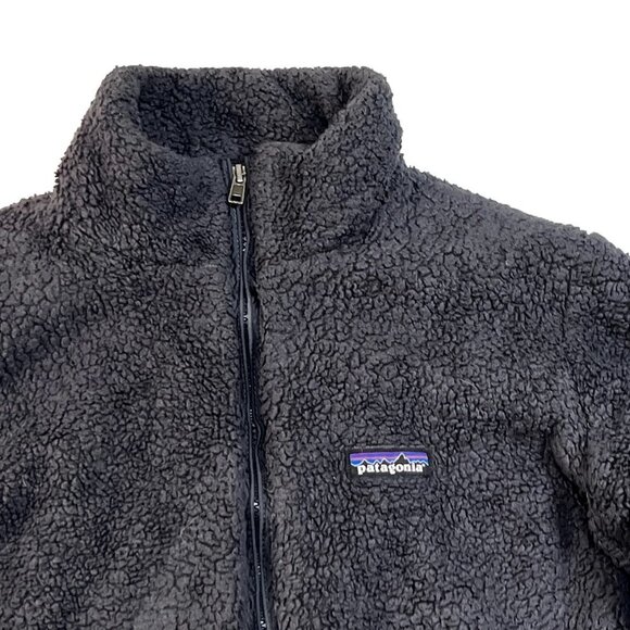 Patagonia Los Gatos Full Zip Deep Pile‎ Fleece Sherpa Jacket Womens Medium Blue - Picture 6 of 9